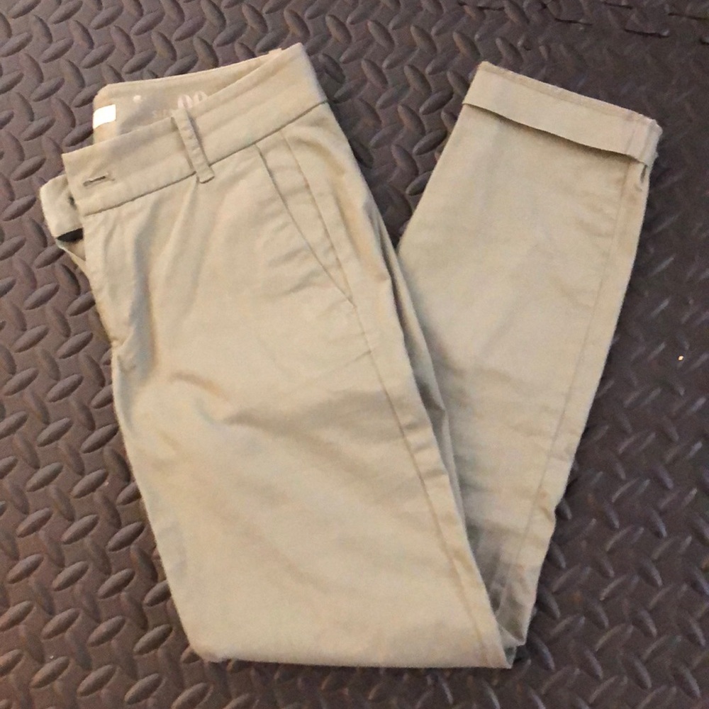 J Crew Olive Chino women’s pant Size 00